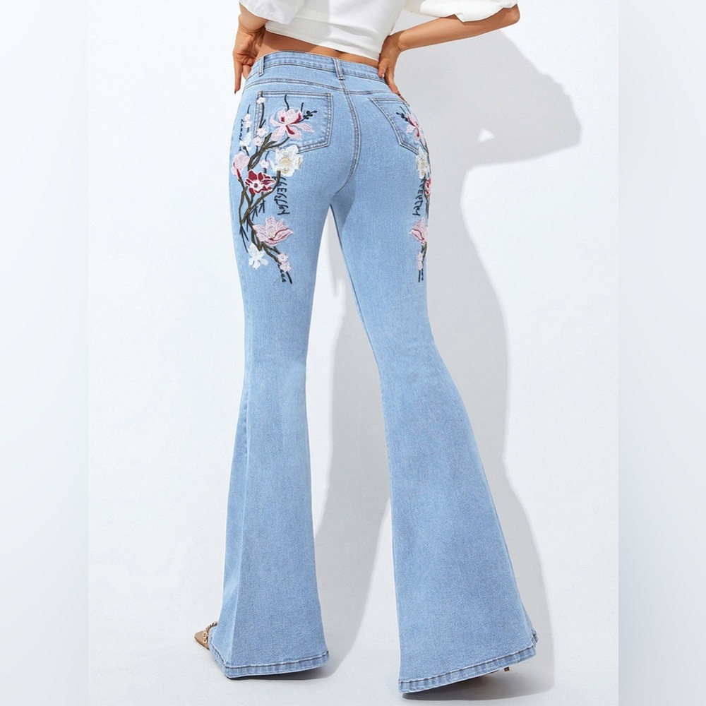 Embroidery Jeans